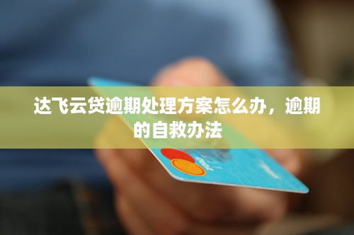 达飞云贷逾期处理方案及自救攻略 理性应对风险，合理规划债务